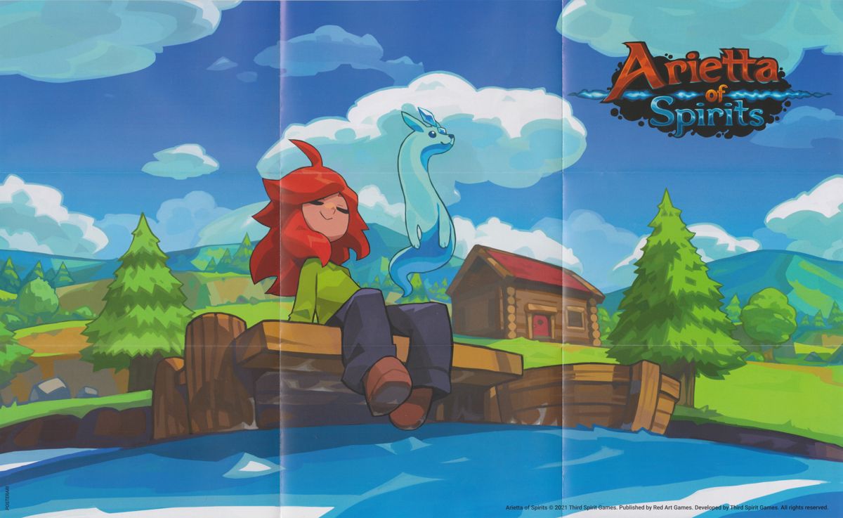 Extras for Arietta of Spirits (Red Edition) (Nintendo Switch): Double-sided Poster (Side 1)