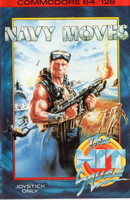 Front Cover for Navy Moves (Commodore 64) (Hit Squad budget release)