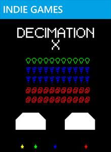 Front Cover for Decimation X (Xbox 360) (XNA Indie release): 2nd version