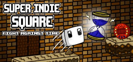 Front Cover for Super Indie Square: Fight Against Time (Windows) (Steam release)