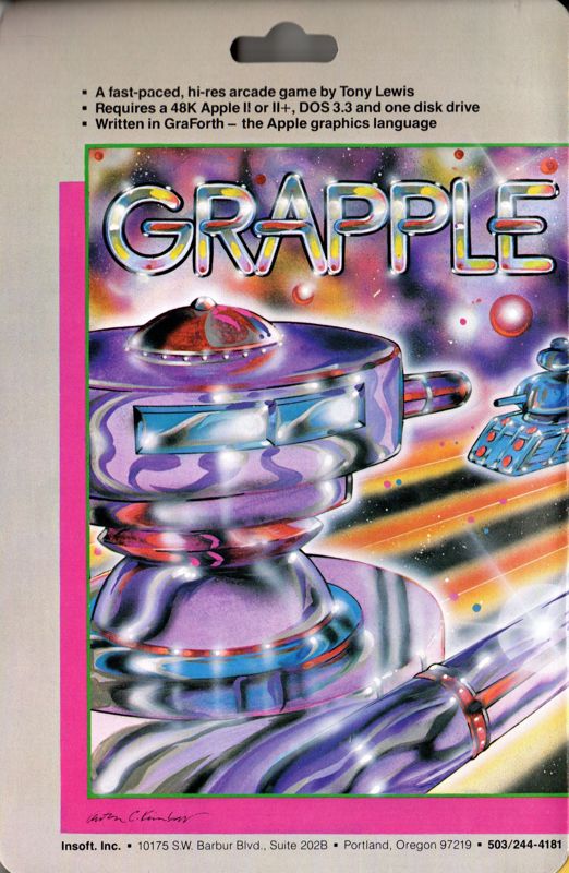 Front Cover for Grapple (Apple II)