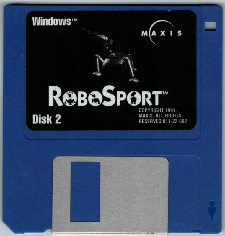 Media for RoboSport (Windows 16-bit): 3.5" Disk 2