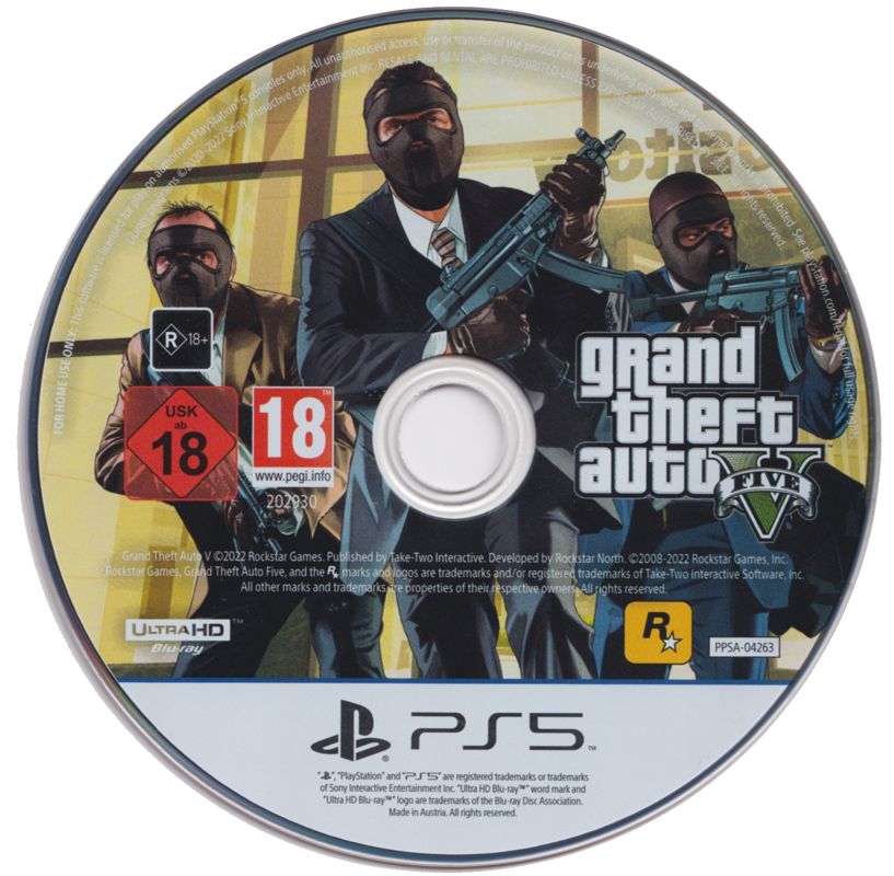 GTA V Grand Theft Auto 5 (PS5 / PlayStation 5) BRAND NEW