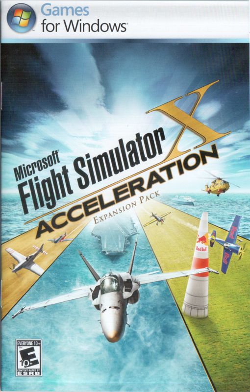 Manual for Microsoft Flight Simulator X: Gold Edition (Windows): <i>Acceleration</i> - Front