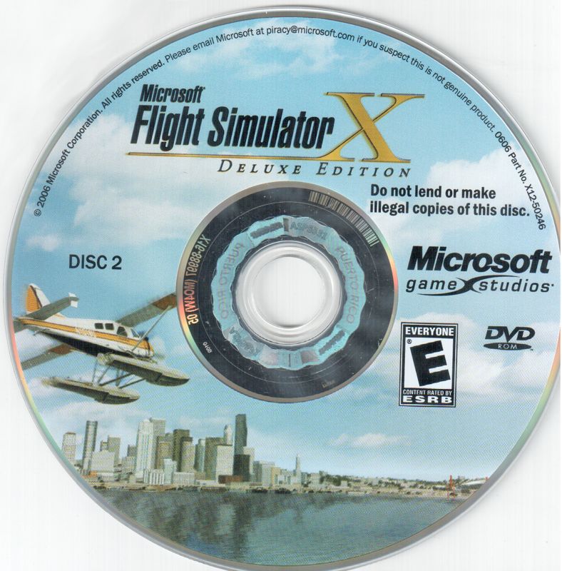 Media for Microsoft Flight Simulator X: Gold Edition (Windows): <i>Deluxe Edition</i> Disc 2
