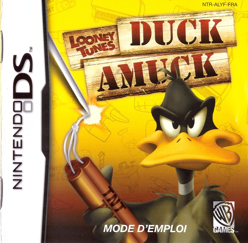 Manual for Looney Tunes: Duck Amuck (Nintendo DS): Front