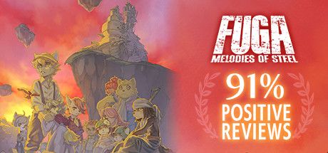 Front Cover for Fuga: Melodies of Steel (Windows) (Steam release): 91% Positive Reviews version