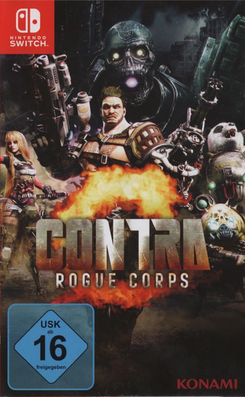 Front Cover for Contra: Rogue Corps (Nintendo Switch)