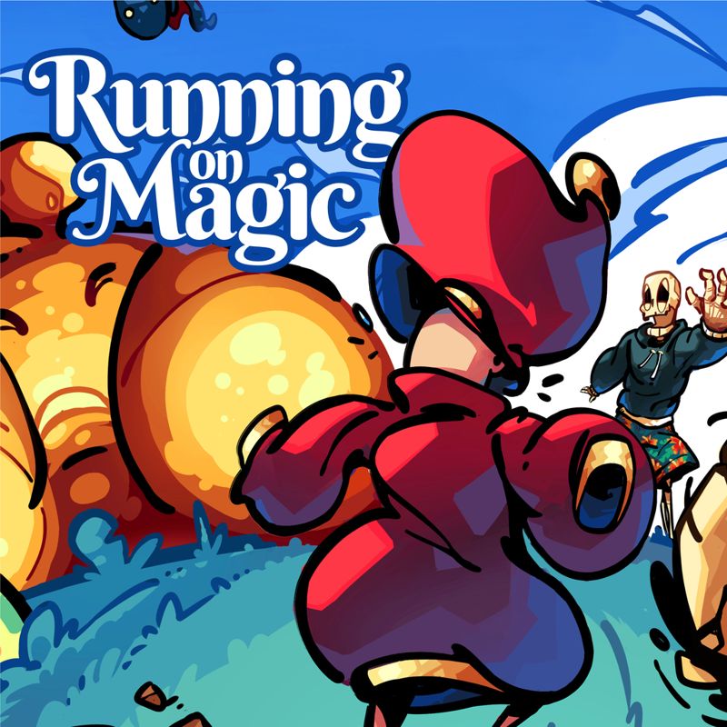 Front Cover for Running on Magic (PlayStation 4) (download release)