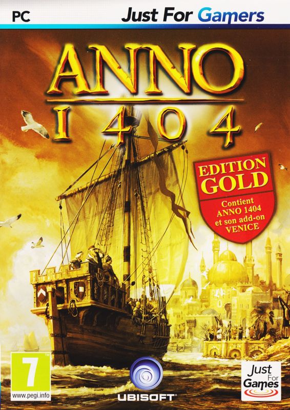 Front Cover for Anno 1404: Gold Edition (Windows) (Just For Gamers release)