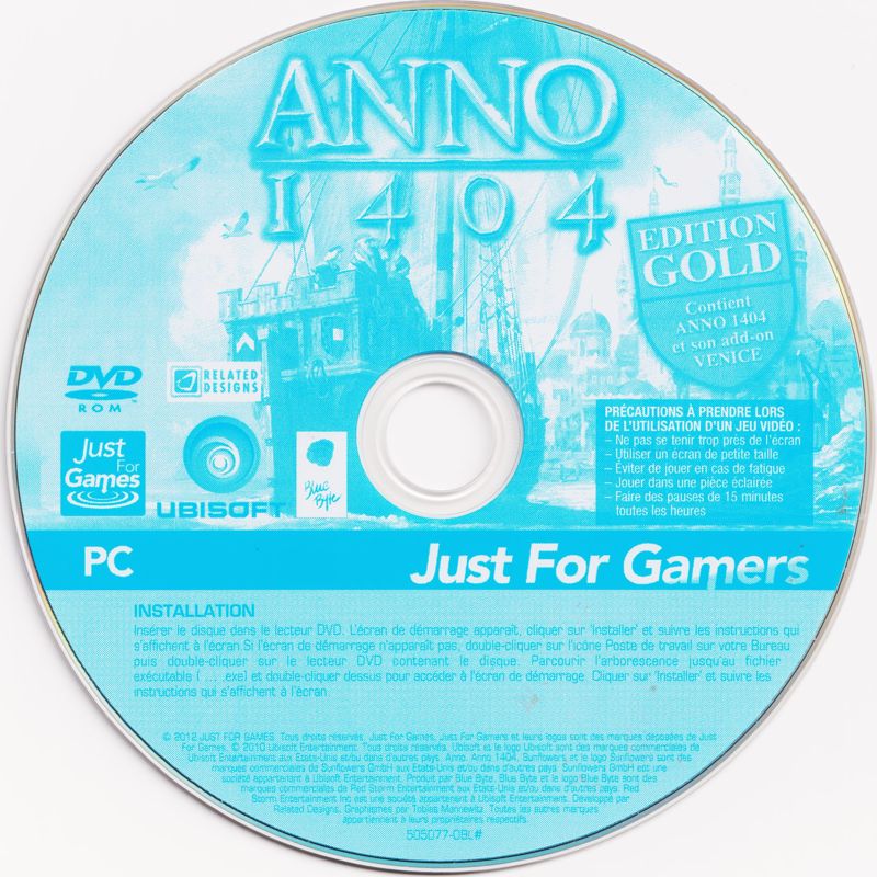 Media for Anno 1404: Gold Edition (Windows) (Just For Gamers release)