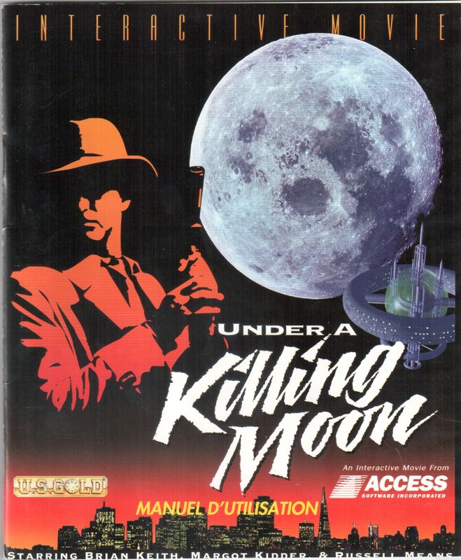 Manual for Under a Killing Moon (DOS): Front