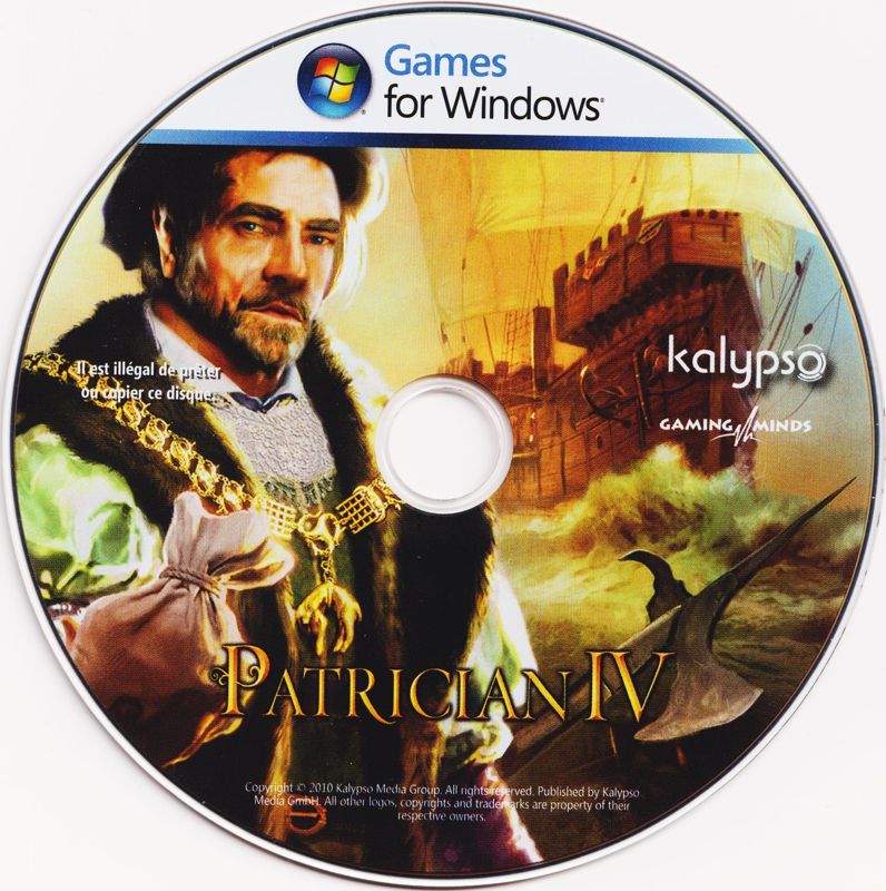 Media for Patrician IV: Conquest by Trade (Windows)