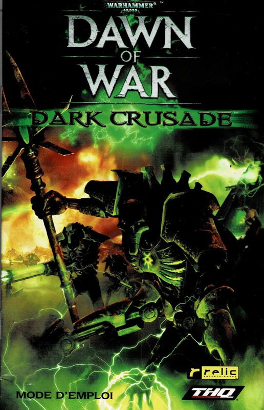 Manual for Warhammer 40,000: Dawn of War - Dark Crusade (Windows): Front