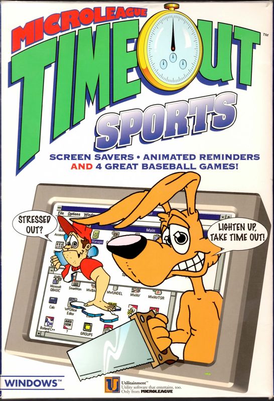 Front Cover for Time Out Sports: Baseball (Windows 3.x)