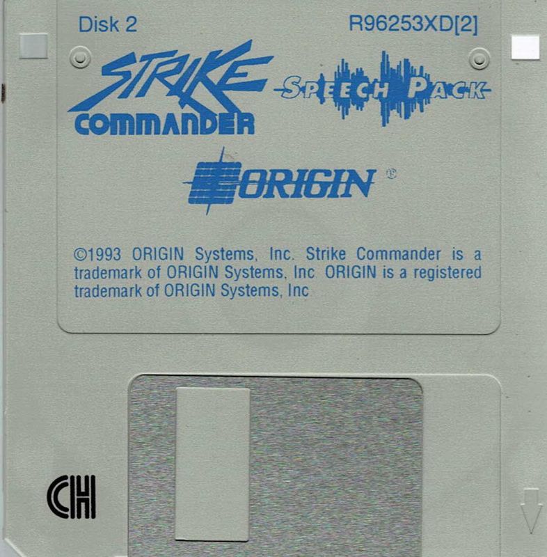 Media for Strike Commander: Speech Pack (DOS) (Alternate release): Disk 2