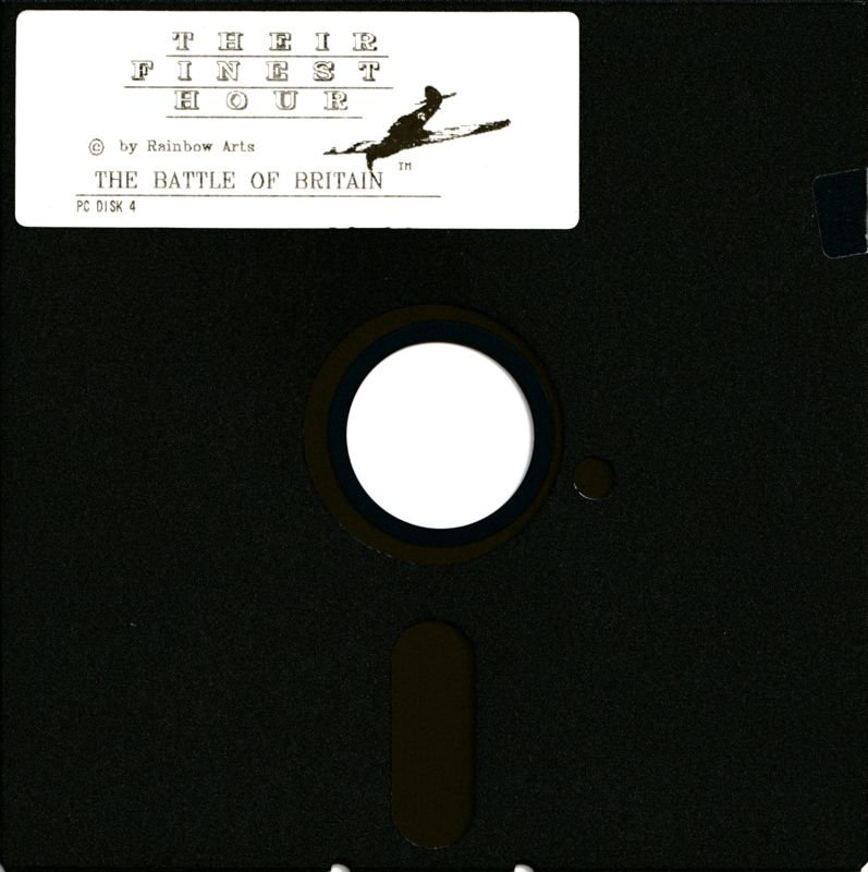 Media for Their Finest Hour: The Battle of Britain (DOS): Disk 4