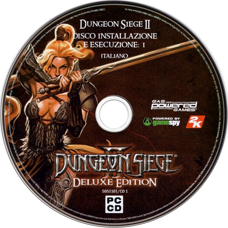 Media for Dungeon Siege II: Deluxe Edition (Windows): Disc 1