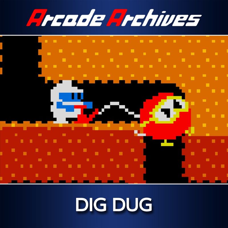 Front Cover for Dig Dug (PlayStation 4) (download release)