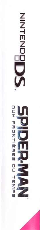 Spine/Sides for Spider-Man: Edge of Time (Nintendo DS)
