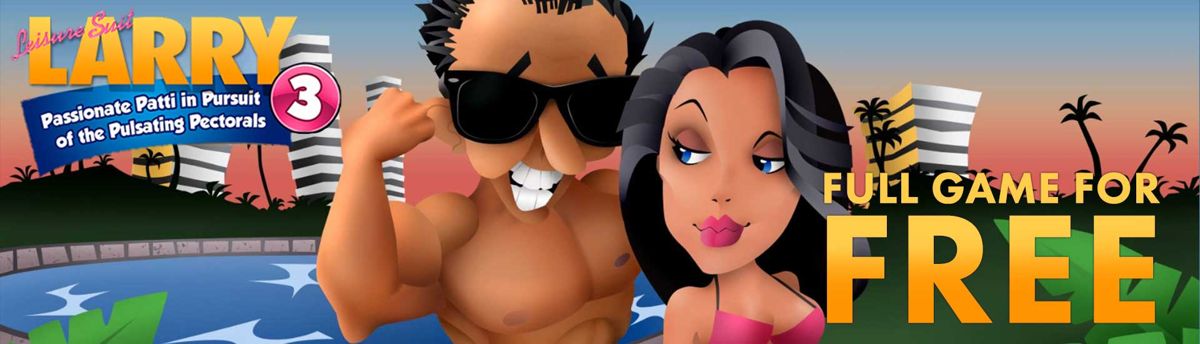Front Cover for Leisure Suit Larry III: Passionate Patti in Pursuit of the Pulsating Pectorals (Windows) (Indiegala galaFreebies release)