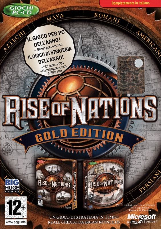 Front Cover for Rise of Nations: Gold Edition (Windows)