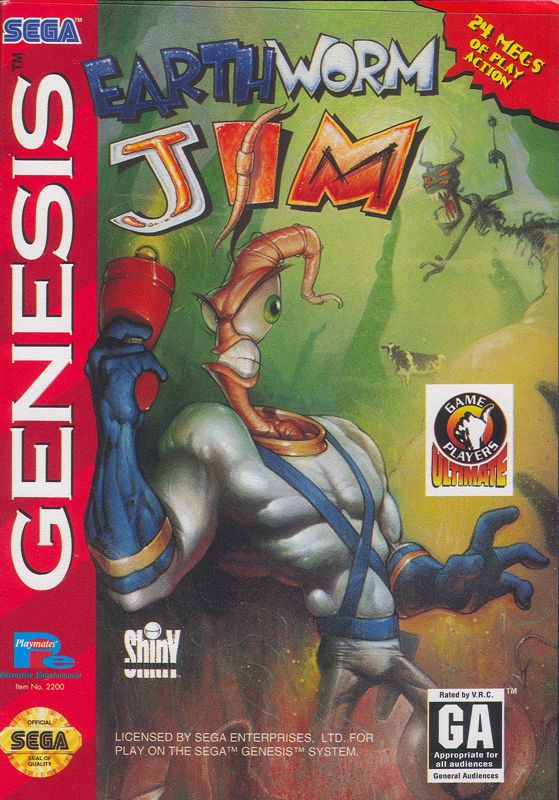 Preços baixos em Jogos de videogame Nintendo SNES earthworm Jim