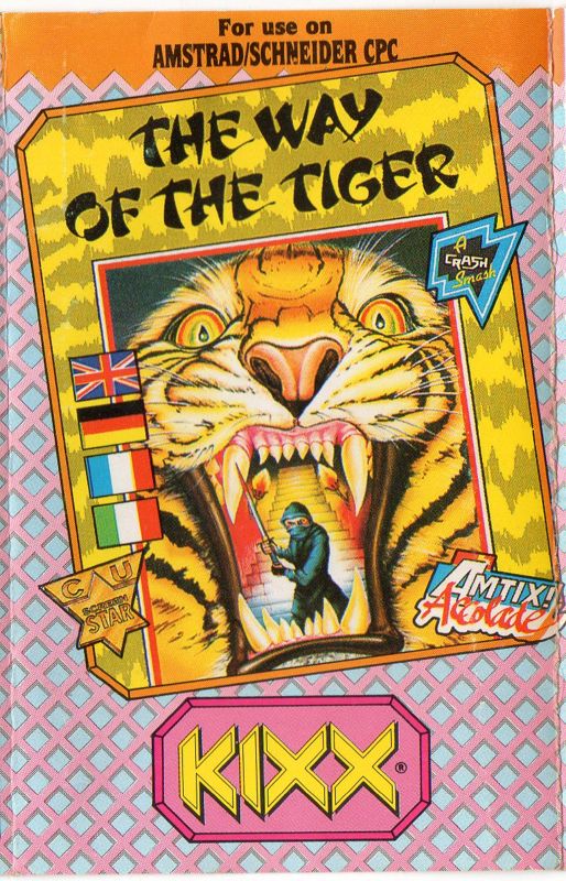 Front Cover for The Way of the Tiger (Amstrad CPC) (Kixx budget release)