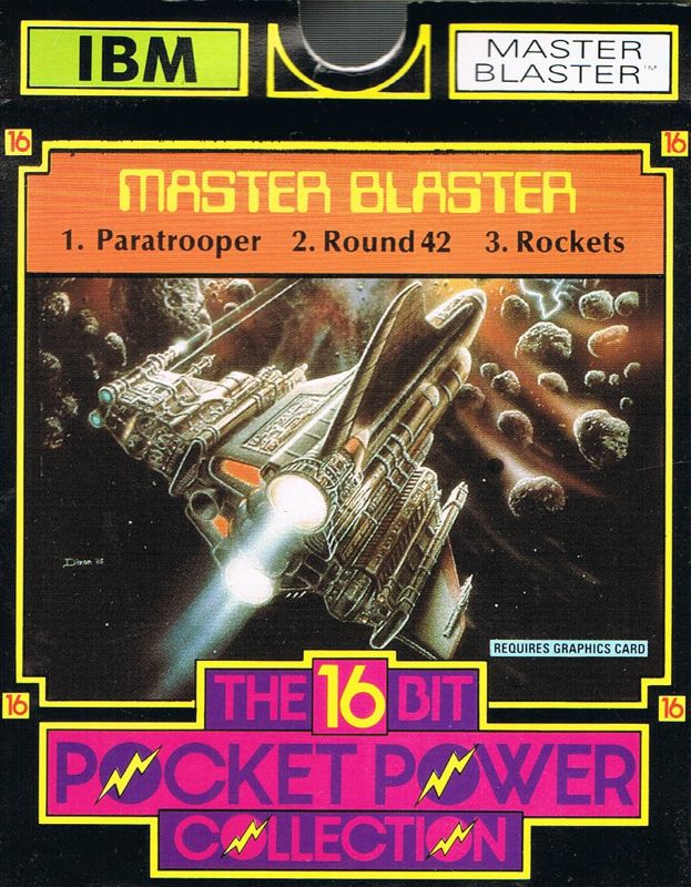 Front Cover for Master Blaster (DOS) (The 16 Bit Pocket Power Collection release)