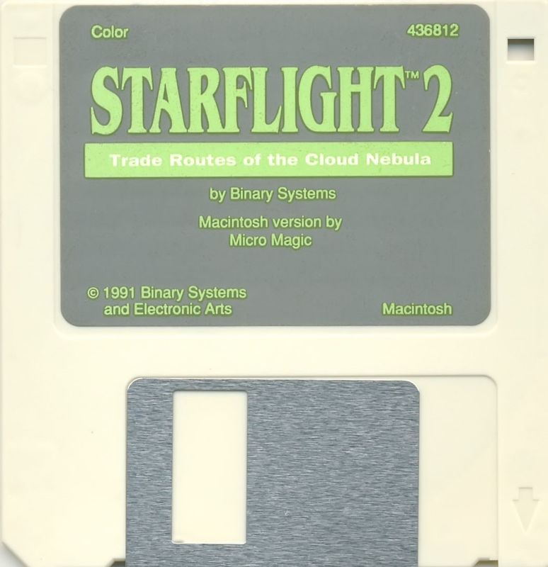 Media for Starflight 2: Trade Routes of the Cloud Nebula (Macintosh): Color Disk