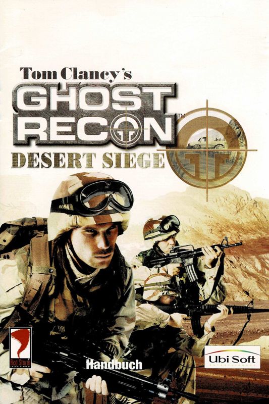 Manual for Tom Clancy's Ghost Recon: Game of the Year Pack (Windows): Tom Clancy's Ghost Recon: Desert Siege - Front
