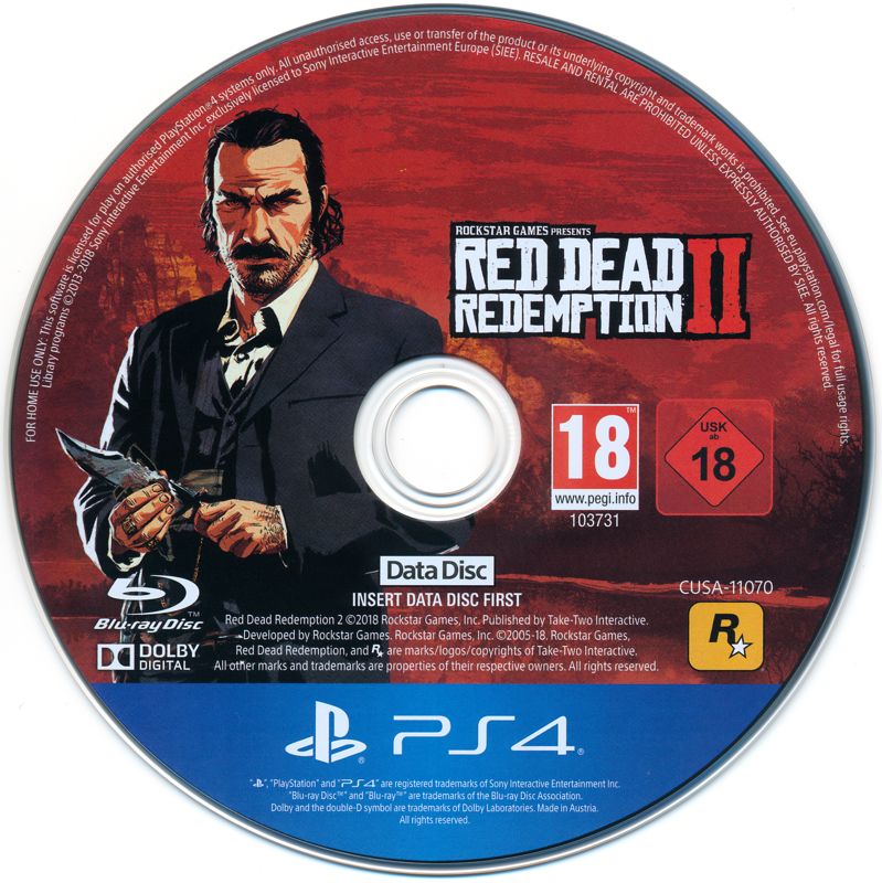 Red Dead Redemption II cover or packaging material - MobyGames