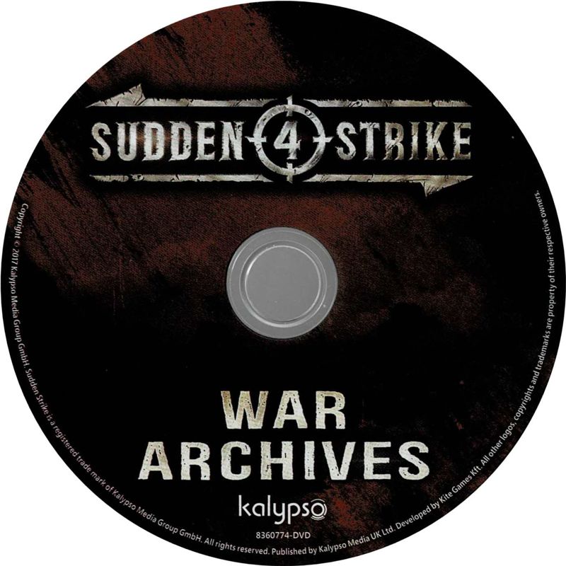 Extras for Sudden Strike 4 (Steelbook Edition) (PlayStation 4): War Archives DVD