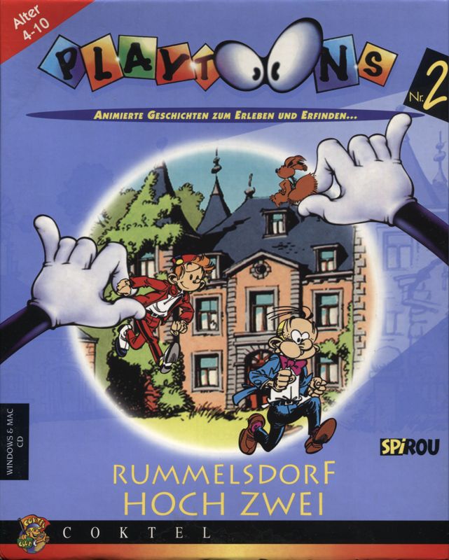 Front Cover for Playtoons 2: The Case of the Counterfeit Collaborator (Macintosh and Windows 3.x)