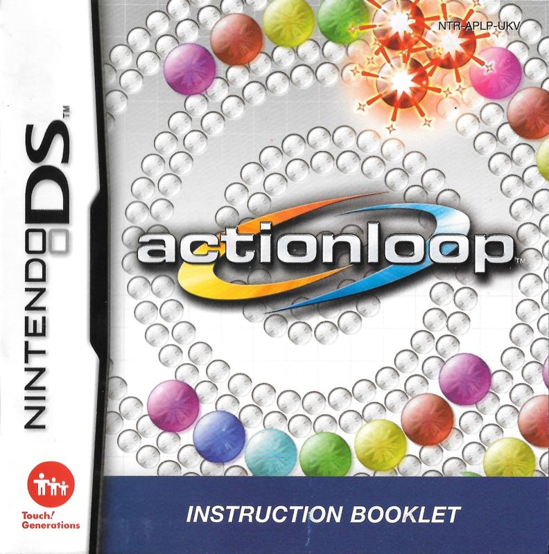 Manual for Magnetica (Nintendo DS): Front