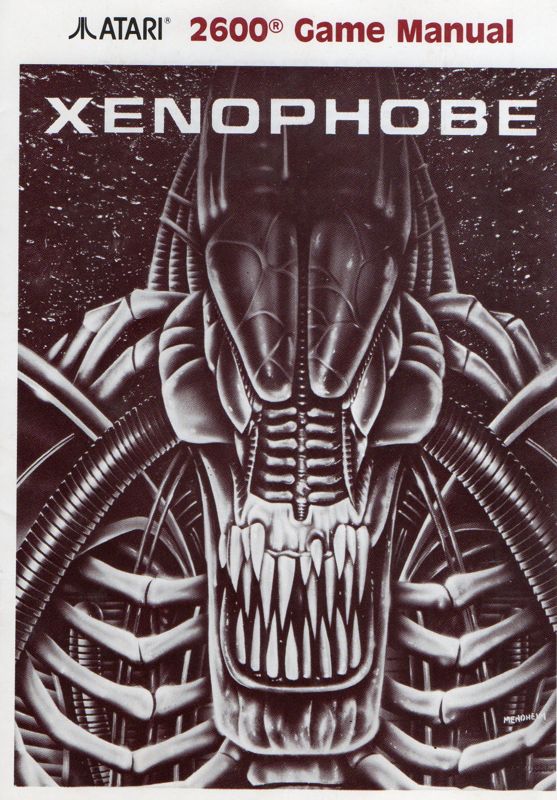 Manual for Xenophobe (Atari 2600): front