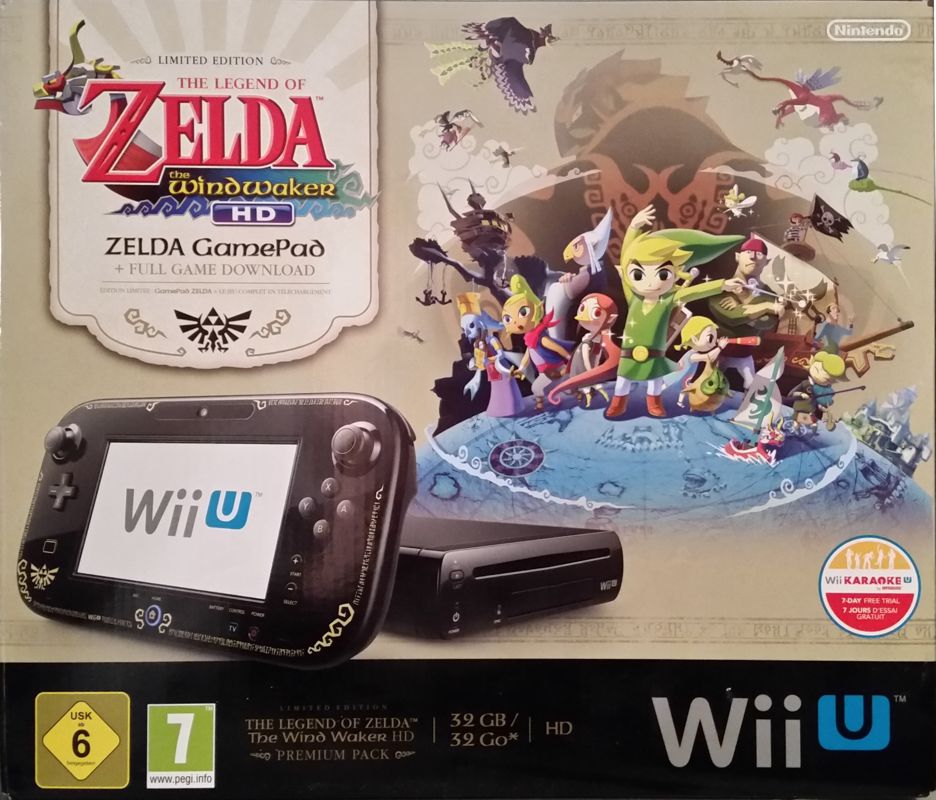 Nintendo wii u zelda wind waker hd console - video gaming - by