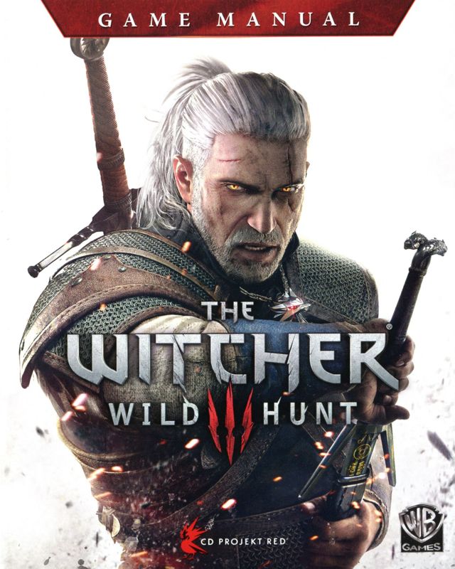 Manual for The Witcher 3: Wild Hunt (PlayStation 4): Front