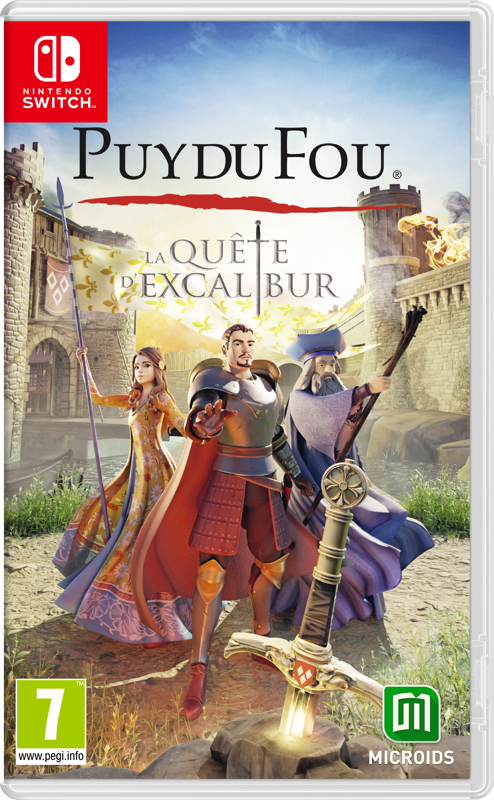 Front Cover for The Quest for Excalibur: Puy du Fou (Nintendo Switch) (download release)