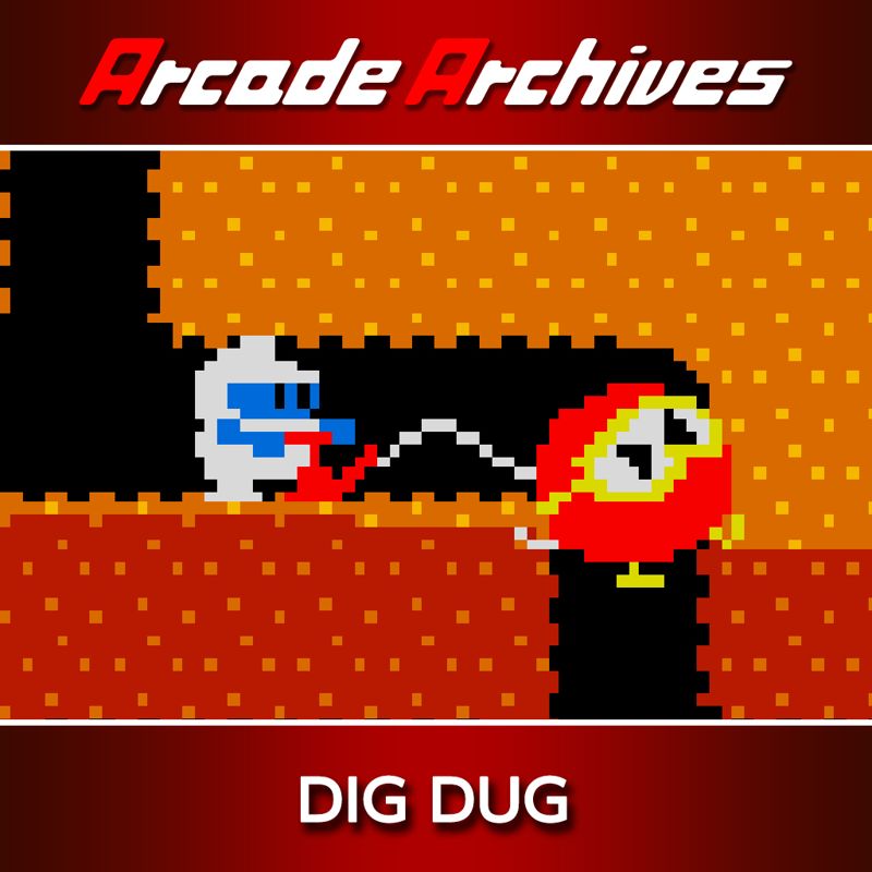 Front Cover for Dig Dug (Nintendo Switch) (download release)