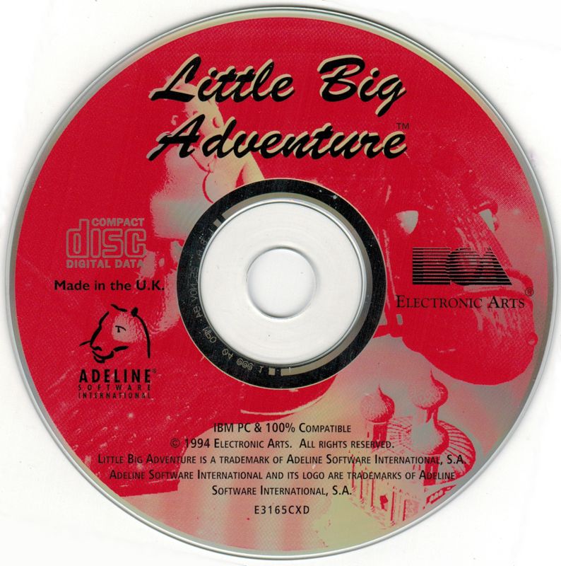 Media for Relentless: Twinsen's Adventure (DOS) (CD-ROM release)