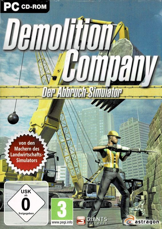 Front Cover for Demolition Company: Der Abbruch Simulator (Windows)