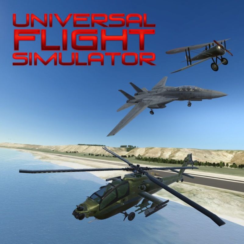 Front Cover for Universal Flight Simulator (PlayStation 4) (download release)