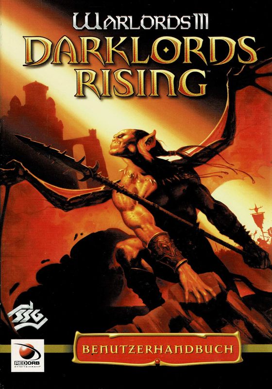 Manual for Warlords III: Darklords Rising (Windows): Front