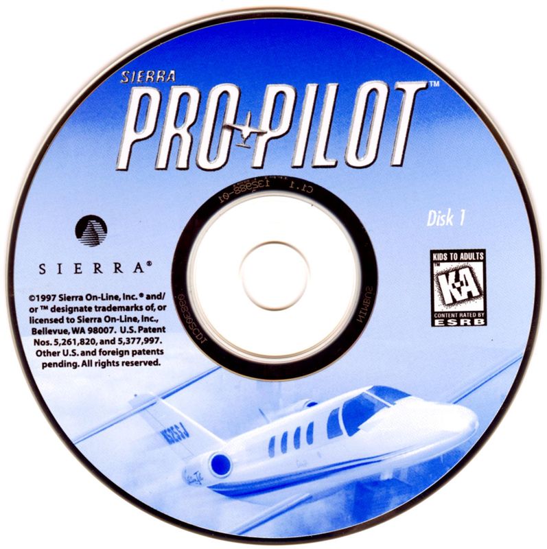 Media for Sierra Pro Pilot 98: The Complete Flight Simulator (Windows): Disc 1