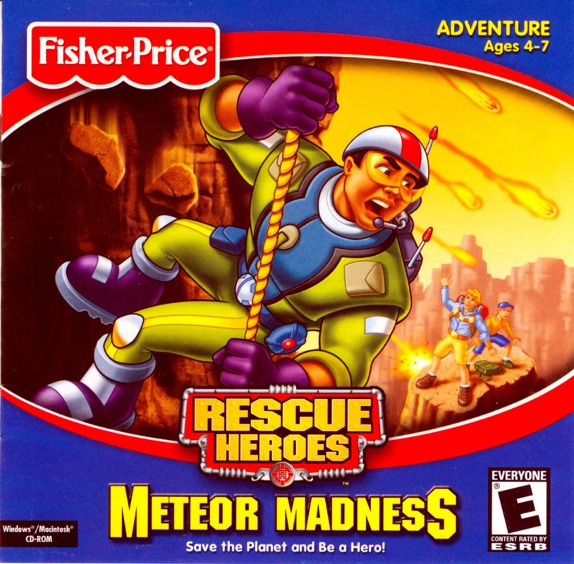 Front Cover for Rescue Heroes: Meteor Madness (Macintosh and Windows)