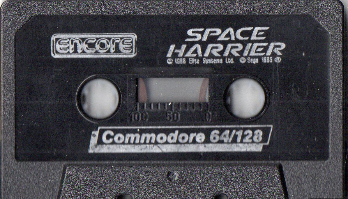 Media for Space Harrier (Commodore 64) (Encore budget release)