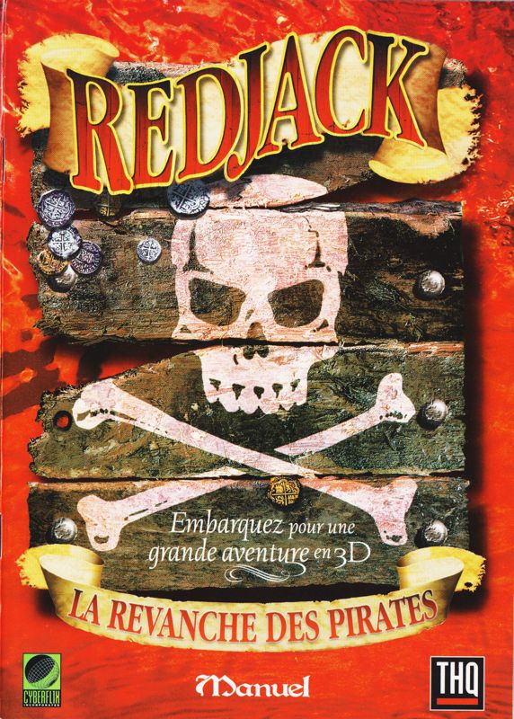 Manual for RedJack: The Revenge of the Brethren (Macintosh and Windows): Front (32-page)