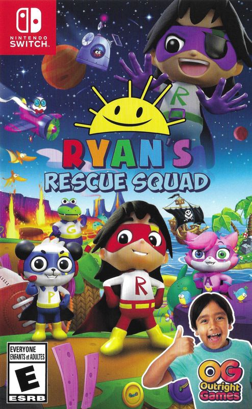 Front Cover for Ryan's Rescue Squad (Nintendo Switch)