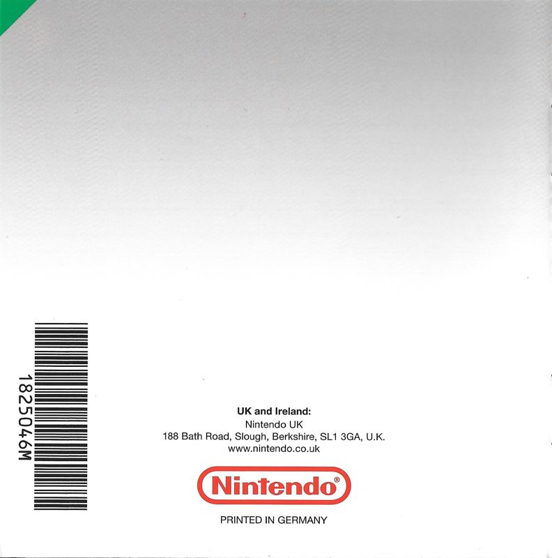Manual for Magnetica (Nintendo DS): Back